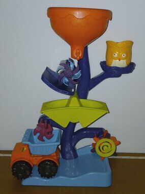 B Toys Owl About Waterfalls 3 Pc Large Water & Sand Wheel Dump Truck & Owl Cup